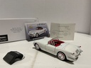 1:32 SILVER AGE OF CHEVY 1953 CORVETTE #SCCV53 WHITE/BLACK ON RED image