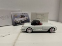 1:32 SILVER AGE OF CHEVY 1953 CORVETTE #SCCV53 WHITE/BLACK ON RED image
