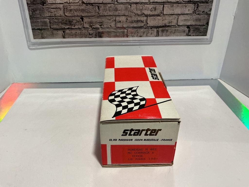 STARTER 1:43 RONDEAU M 482 MC CORMACK & DODGE LE MANS 1984 image
