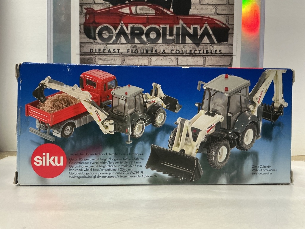 1/50 - SIKU 3531 BAGGERLADER/BACK HOE LOADER image