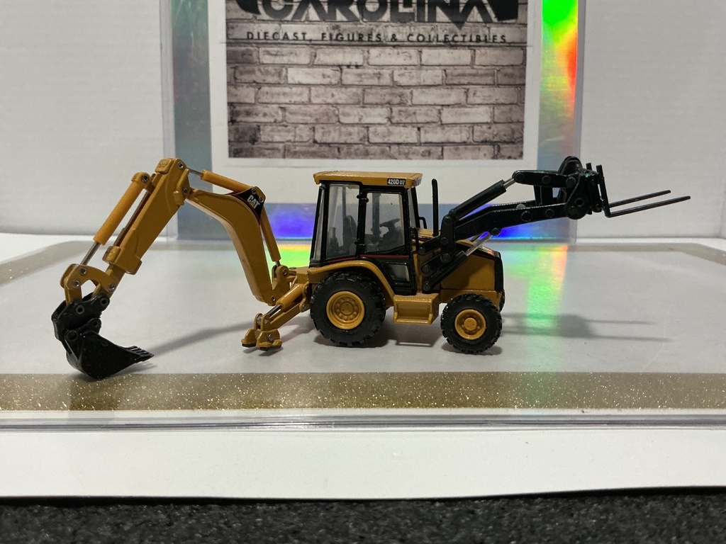 1/50 NORSCOT CATERPILLAR 420D IT  BACKHOE (NO BOX) image