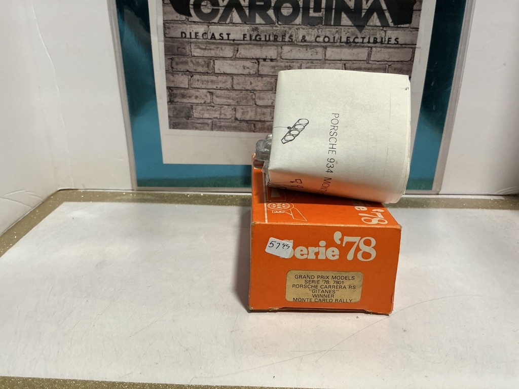 1/43 SERIE ‘78 GRAND PRIX MODELS - PORSCHE CARRERA RS GITANES WINNER MONTE CARLO image