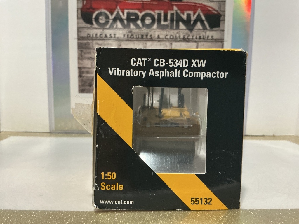 1/50 - NORSCOT MODELS - CAT CB-534D XW VIBRATORY ASPHALT COMPACTOR image