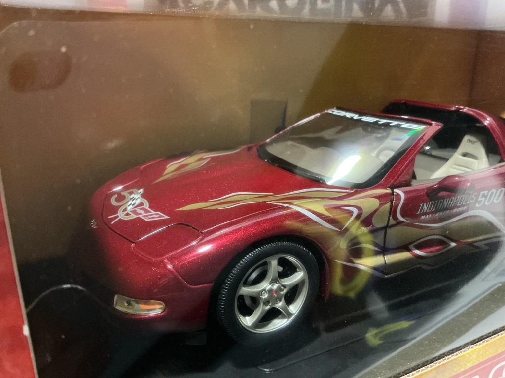 1/18 ERTL/CORVETTE 50TH ANNIVERSARY COLLECTION - 2003 CORVETTE INDY 500 PACE CAR image