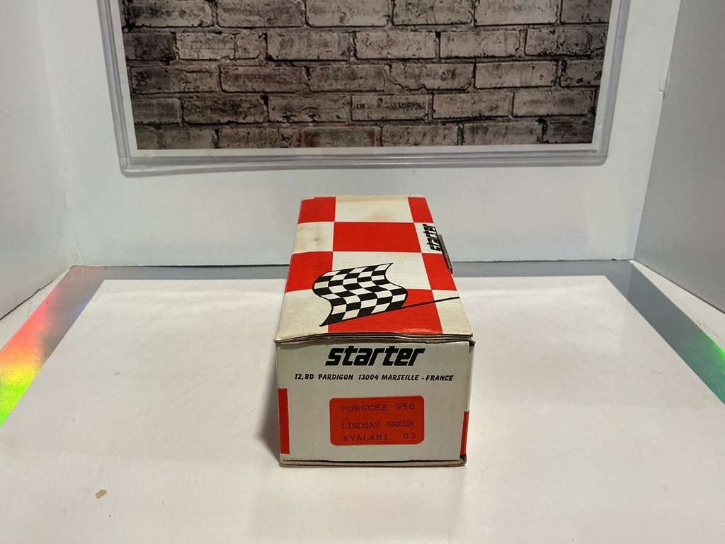 STARTER 1:43 PORSCHE 956 LINDSAY SAKER KYALAMI 83 image