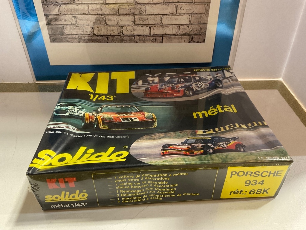 Solido 1:43 LE MANS 1978 PORSHE 934 RARE VINATGE IN WRAP image