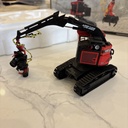 1/50 - VALMET - 445 EXL TRACK HARVESTER W/ VALMET 385 HARVESTING HEAD image