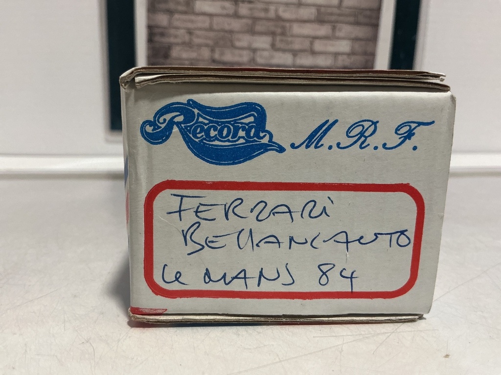 1:43 RECORD M.R.F. FERRARI BELLANCAUTO LE MANS 1984 image