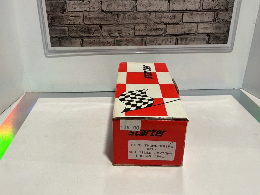 STARTER 1:43 FORD THUNDERBIRD ARMY 500 MILES DAYTONA NASCAR 1991 image