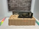 CORGI 1/50 M4 A3 SHERMAN- US ARMY- COMPANY A, 741ST TANK BATTALION image