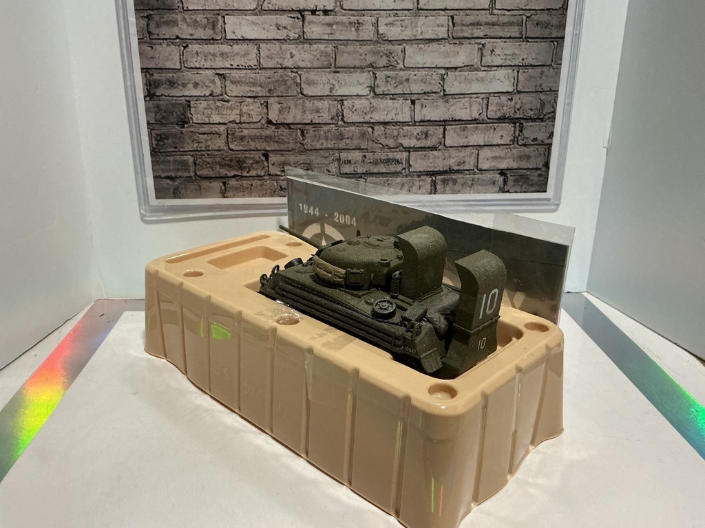 CORGI 1/50 M4 A3 SHERMAN- US ARMY- COMPANY A, 741ST TANK BATTALION image