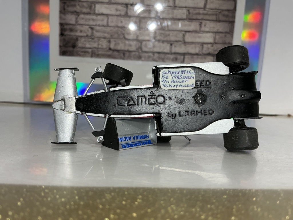 1/43 - L.TAMEO - ZAKSPEED 841 FORD - PRE 1985 SEASON [BROKEN/MISSING PIECES] image