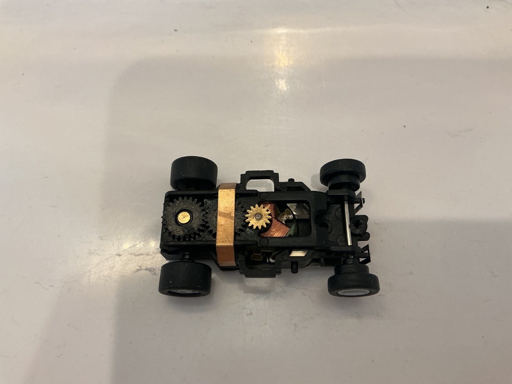 HO SLOT CAR COMPLETE RUNNING CHASSIS VARIOUS BRANDS SEE PICTURES image