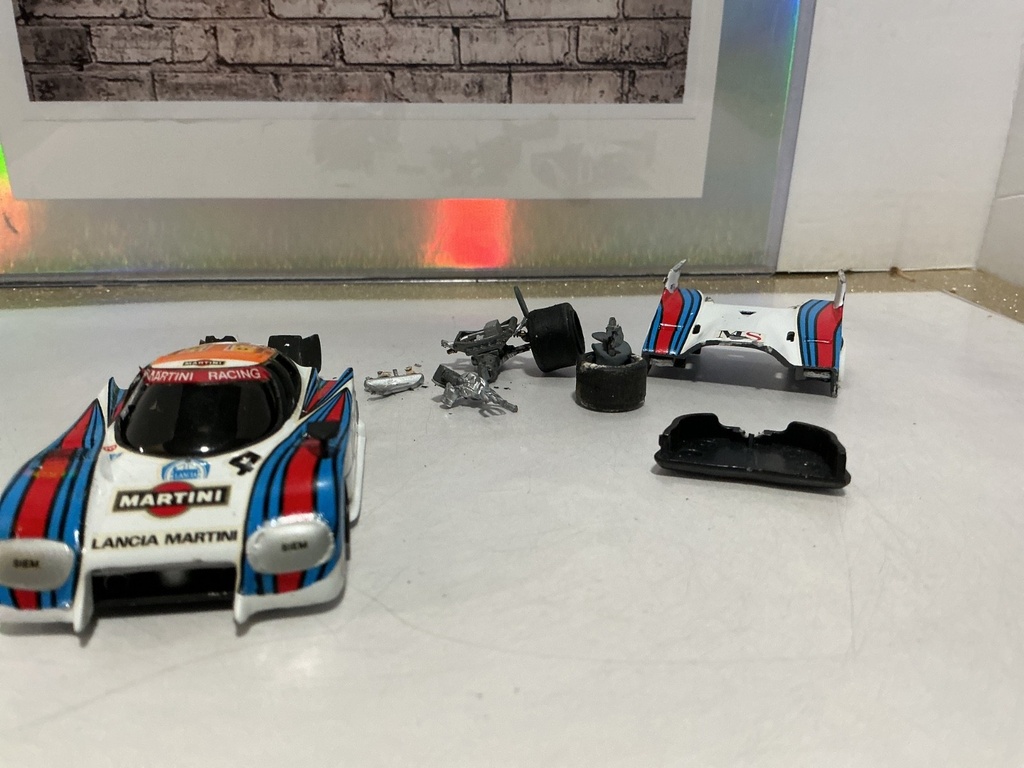 1:43 DAMO - LANCIA MARTINI ENDURANCE 1983 [JUNKYARD PARTS CAR] image