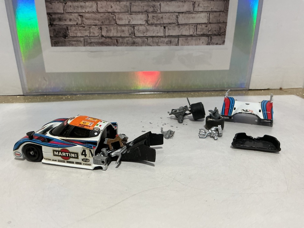 1:43 DAMO - LANCIA MARTINI ENDURANCE 1983 [JUNKYARD PARTS CAR] image