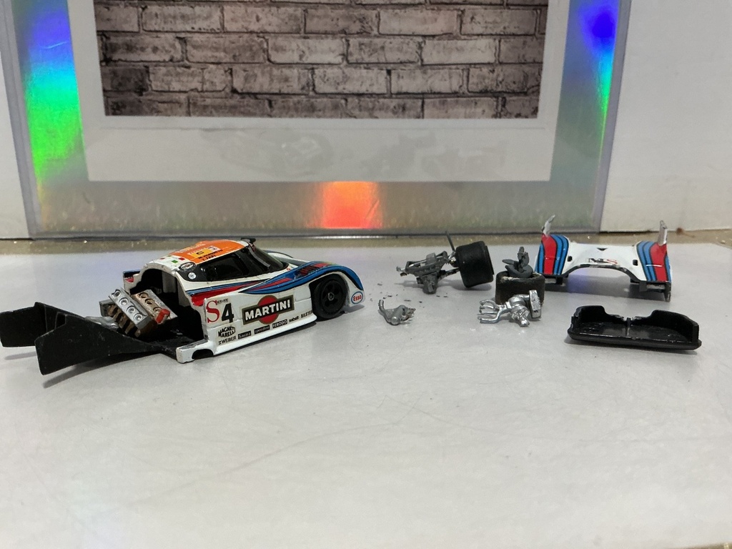 1:43 DAMO - LANCIA MARTINI ENDURANCE 1983 [JUNKYARD PARTS CAR] image