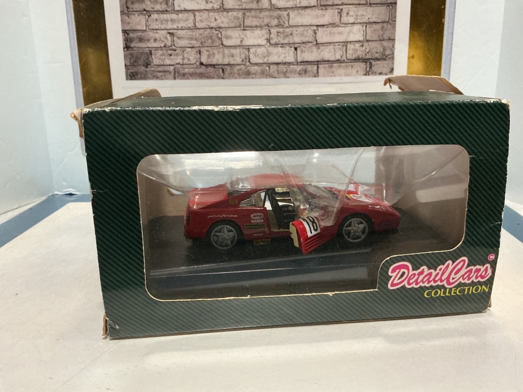 1/ 43 DETAIL CARS ART 122  FERRARI 348TB RACING G.C. BOX TORN image