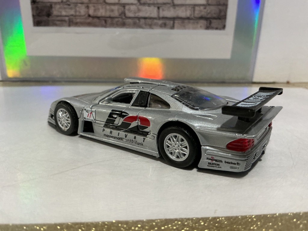 1/43 WELLY - MERCEDES-BENZ CLK-GTR “WARSTEINER”/MOBIL 1 image