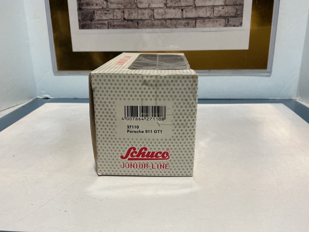1/ 43 SCHUCO JR LINE PORSHE 911 GT1 TAPE ON TOP OF BOX image