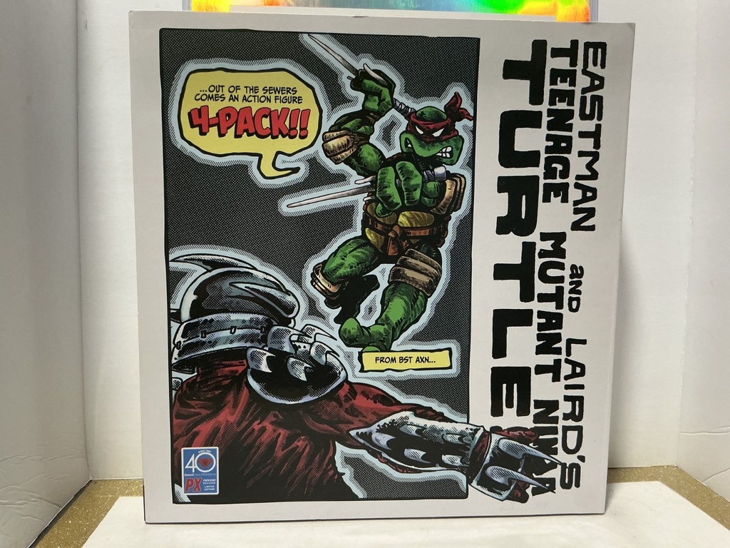 BST AXN - EASTMAN & LAIRD’S TEENAGE MUTANT NINJA TURTLES 4 PACK ACTION FIGURES image