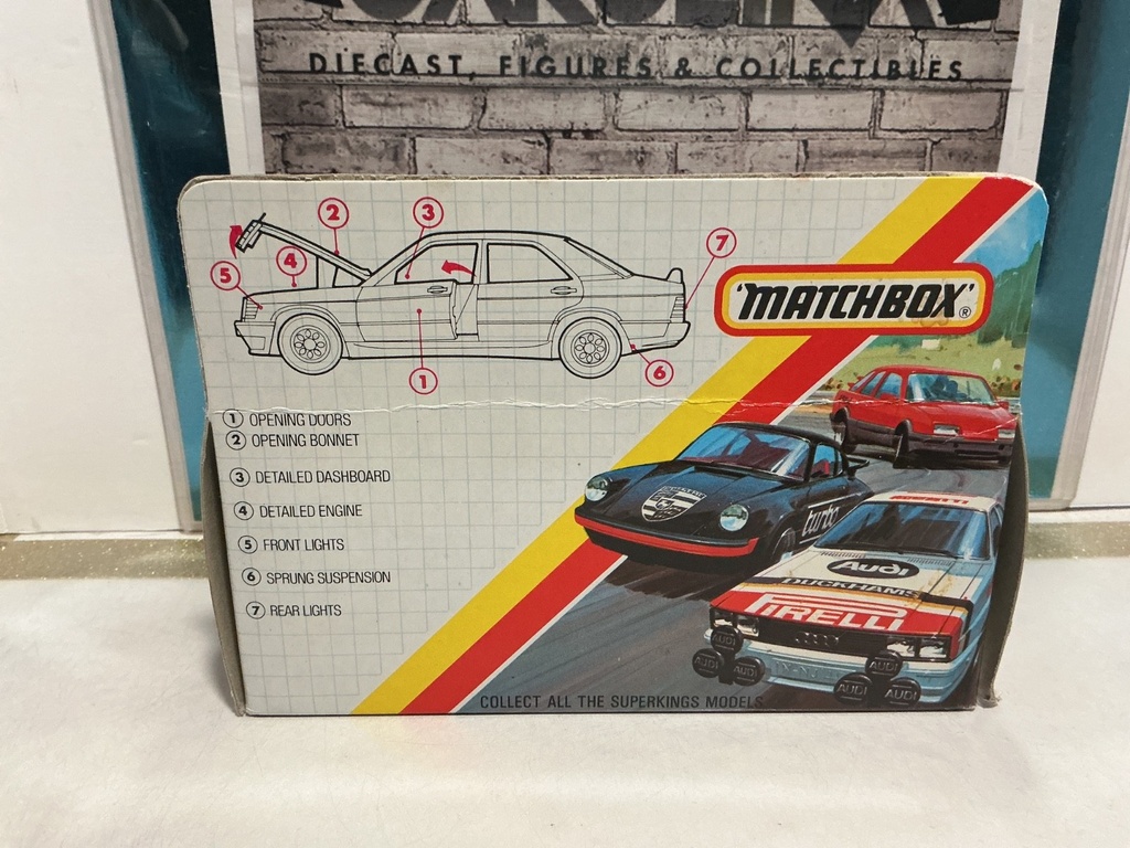 1/43 MATCHBOX - K-115 MERCEDES BENZ 190E 2.3-16V SUPERKINGS image