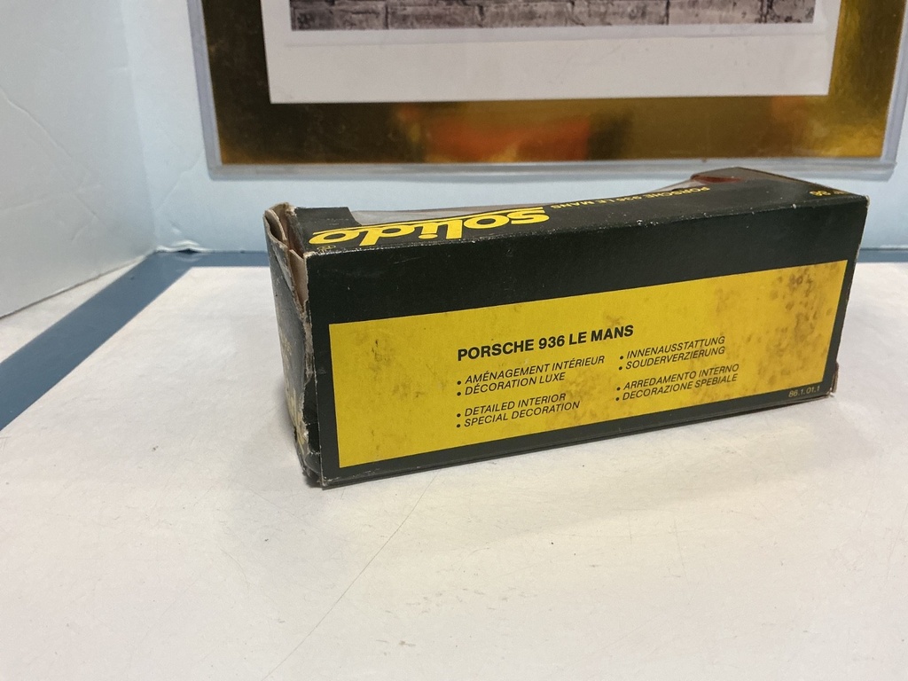 1/43 SOLIDO MADE IN FRANCE PORSHE 936 LE MANS image