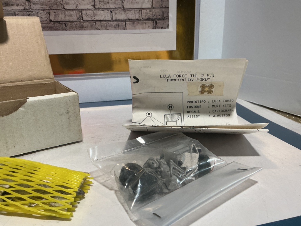 1/43 TAMEO KITS TMK 52 LOLA FORCE FORD THL2 GP ITALIA 86 image