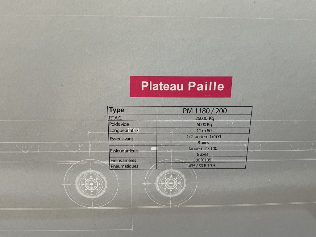 1/32 REPLICAGRI MAUPU PLATEAU PAILLE BM image