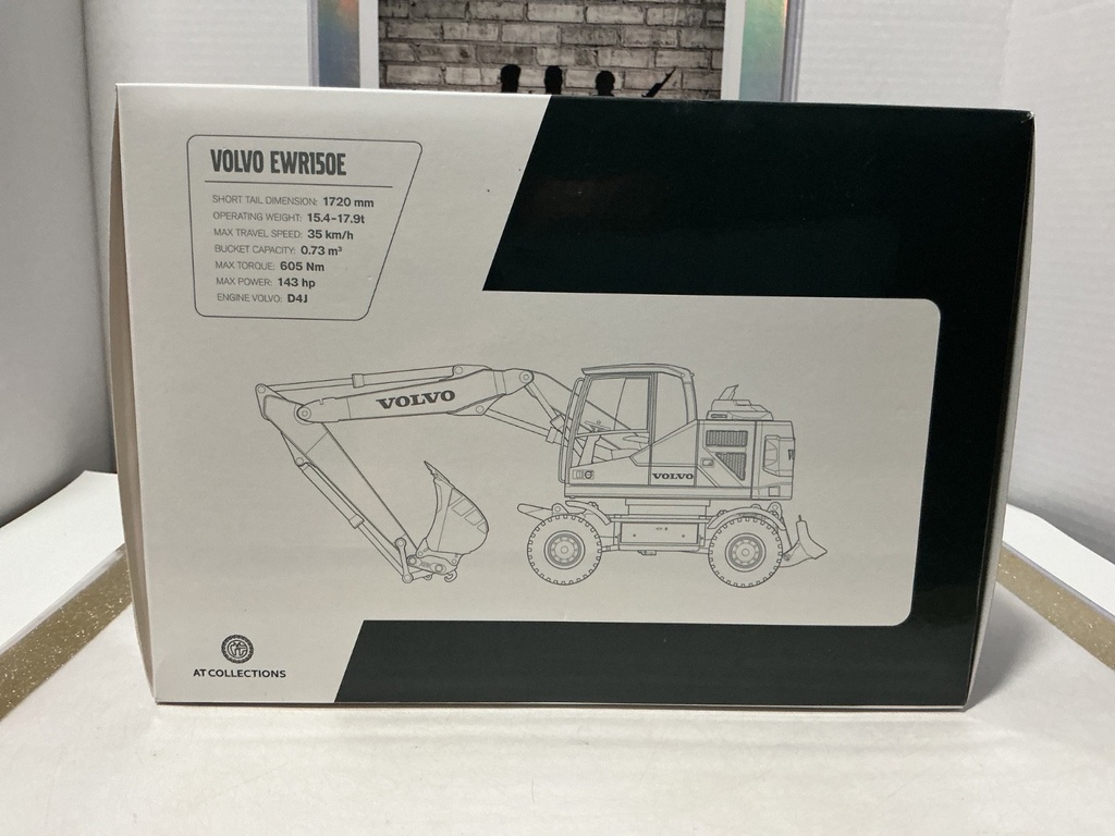 1/32 AT COLLECTIONS VOLVO EWR150E STEELWRIST TILTROTATOR AND NOKIAN TYRES image