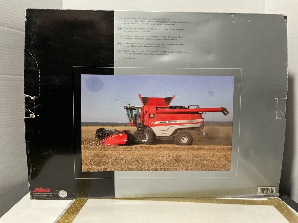 1/32 SCHUCO MASSEY FERGUSON MF 9895 FORTIA COMBINE HARVESTER image