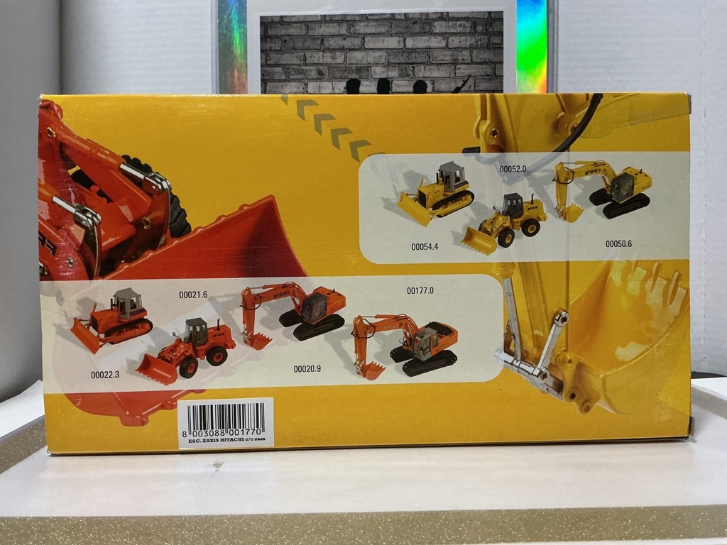 1/32 ROS - ORANGE FIAT HITACHI FH200 EXCAVATOR DIECAST image