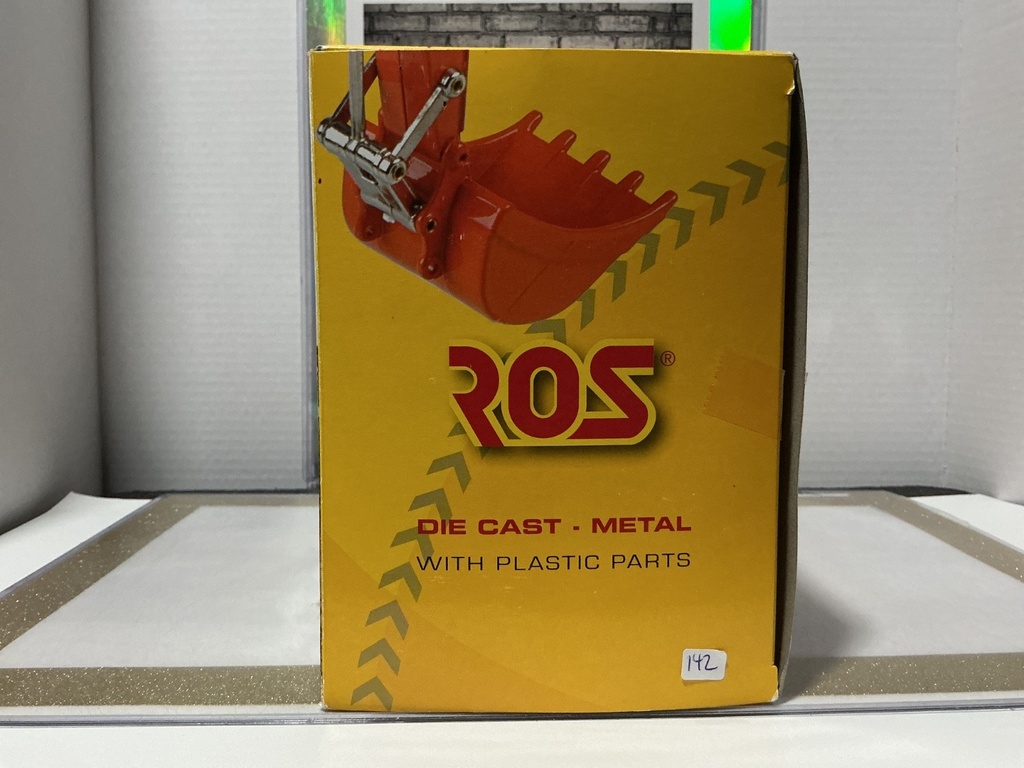 1/32 ROS - ORANGE FIAT HITACHI FH200 EXCAVATOR DIECAST image