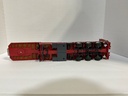 1/32 Marge Models Triple Axle Lowboy Flatbed Trailer w Steerable Axles Red #1 image