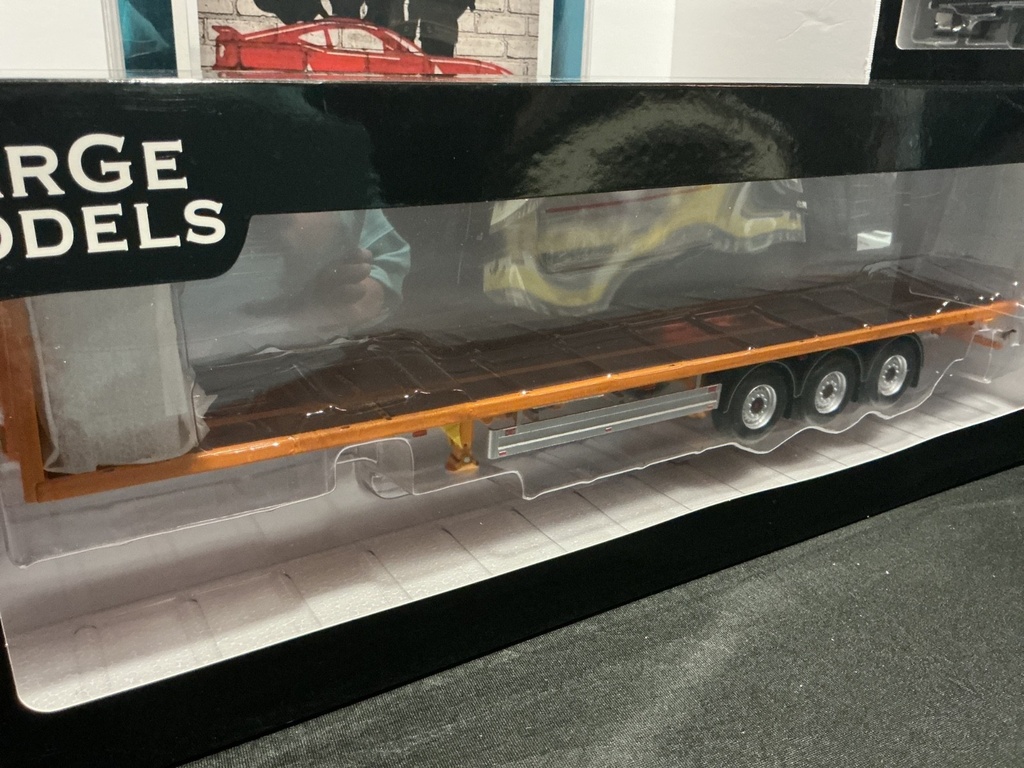 1/32 MARGE MODLES PACTON FLATBED TRALER YELLOW image