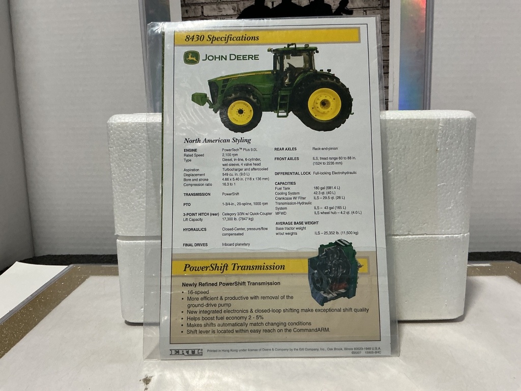 1:32 SERIES II PRECISION 4 - JOHN DERE MODEL 8430 TRACTOR [USED] image