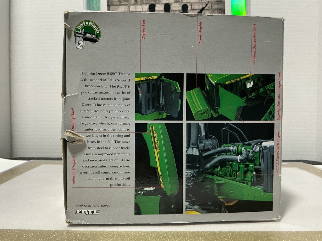 1:32 SERIES II PRECISION 2 JOHN DEERE MODEL 9420T TRACTOR [USED] image