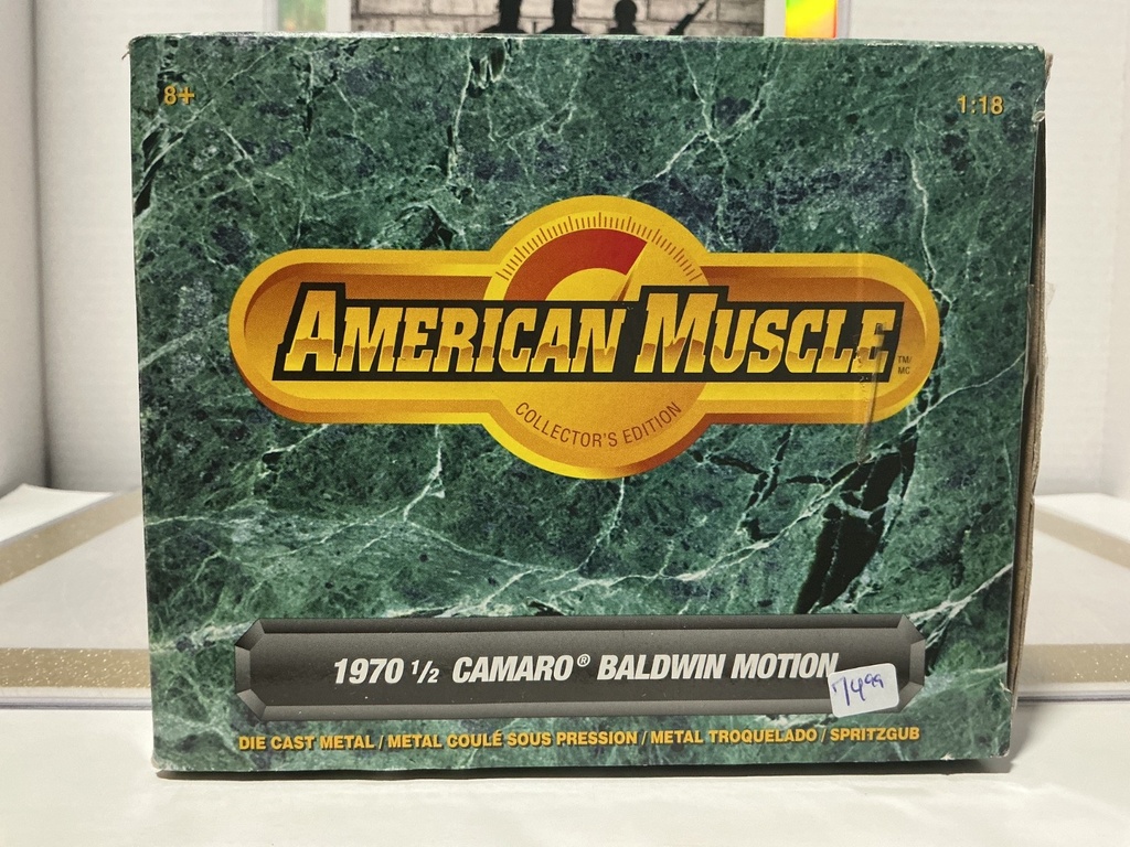 1:18 ERTL 1970 1/2 CAMARO BALDWIN MOTION image