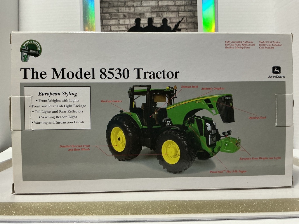 1:32 SERIES II PRECISION 3 JOHN DEERE MODEL 8530 TRACTOR [USED] image