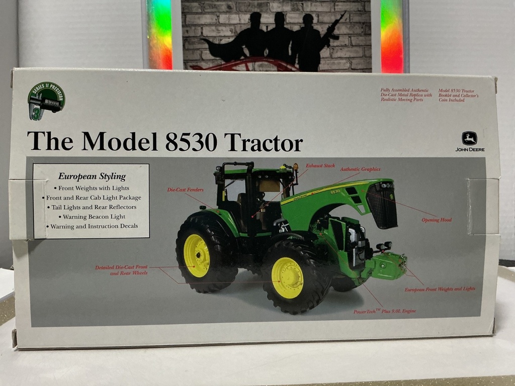 1:32 SERIES II PRECISION 3 JOHN DEERE MODEL 8530 TRACTOR EUROPEAN STYLING [USED] image