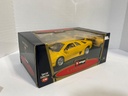 1:18 BURAGO LAMBORGHINI DIABLO 1990 YELLOW ON CREAM image
