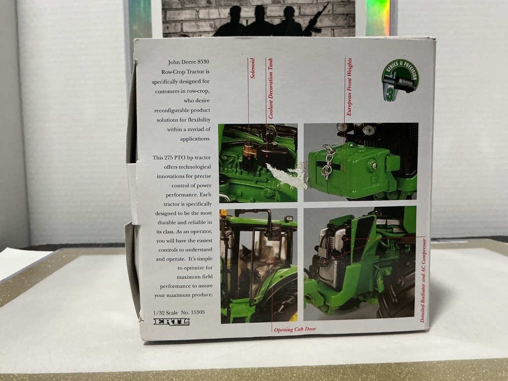 1:32 SERIES II PRECISION 3 JOHN DEERE MODEL 8530 TRACTOR [USED] image