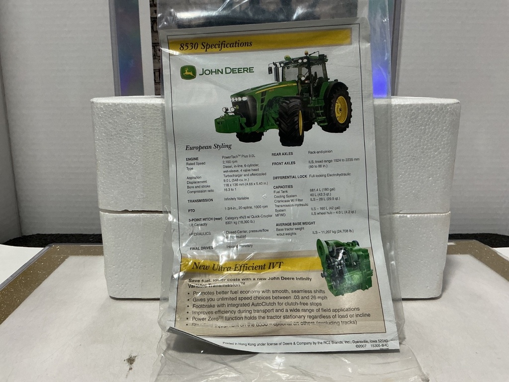 1:32 SERIES II PRECISION 3 JOHN DEERE MODEL 8530 TRACTOR [USED] image