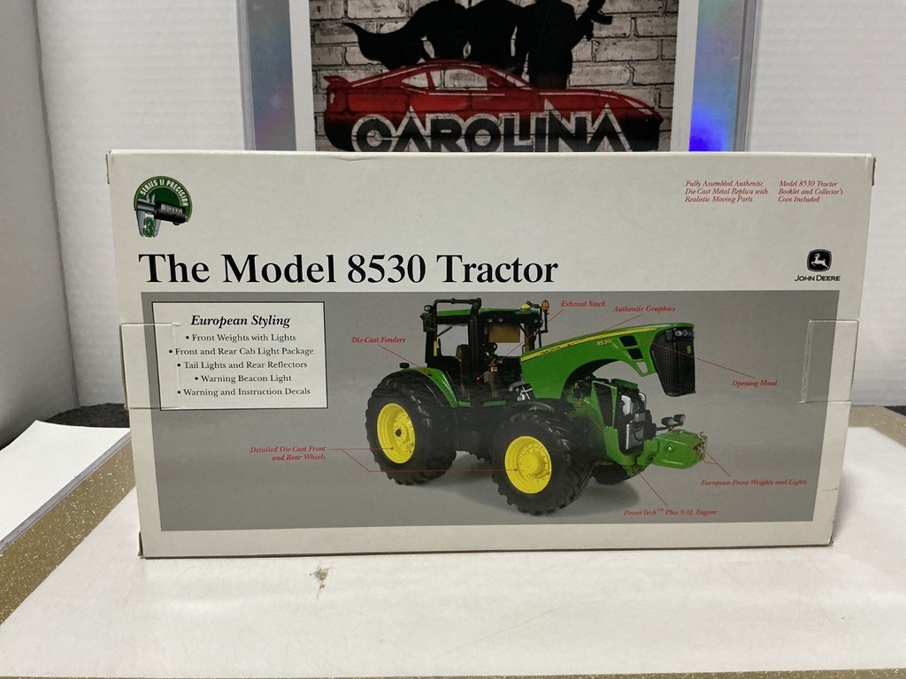 1:32 SERIES II PRECISION 3 JOHN DEERE MODEL 8530 TRACTOR EUROPEAN STYLING [USED] image