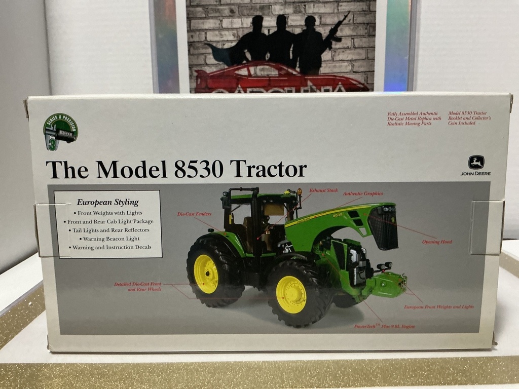 1:32 SERIES II PRECISION 3 JOHN DEERE MODEL 8530 TRACTOR EUROPEAN STYLING [USED] image