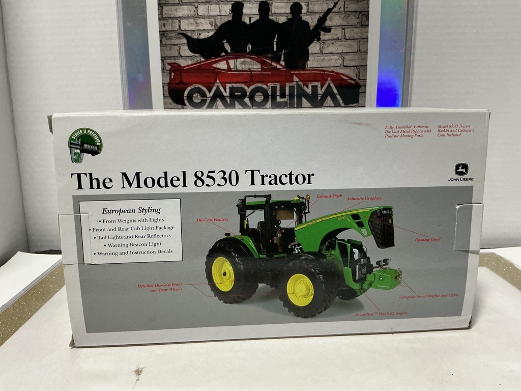 1:32 JOHN DEERE MODEL 8530 TRACTOR EUROPEAN STYLING [USED] image