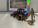 1/35 CONRAD CASE 580 SUPER K BACKHOE LOADER GOLD image