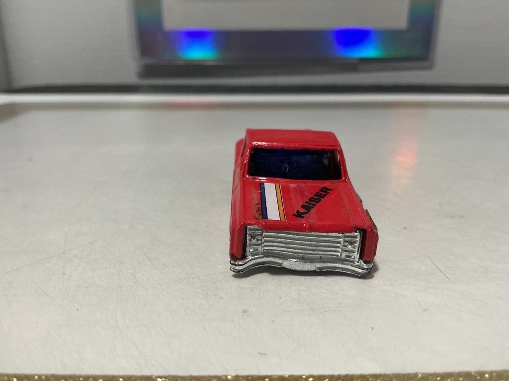 HOTWHEELS MATTEL 1997 KAISER CUSTOM CHEVY VAN RARE - USED/DAMAGED image