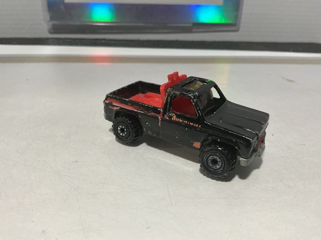 1979 HOT WHEELS MIDNIGHT REMOVAL SNOW PLOW TRUCK - USED/DAMAGED image