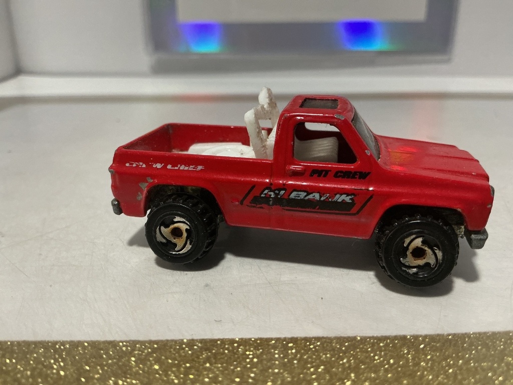 HOTWHEELS MATTEL 1977 BYWAYMAN PICKUP HI BANK RACING - USED image