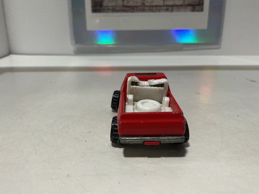 HOTWHEELS MATTEL 1977 BYWAYMAN PICKUP HI BANK RACING - USED image
